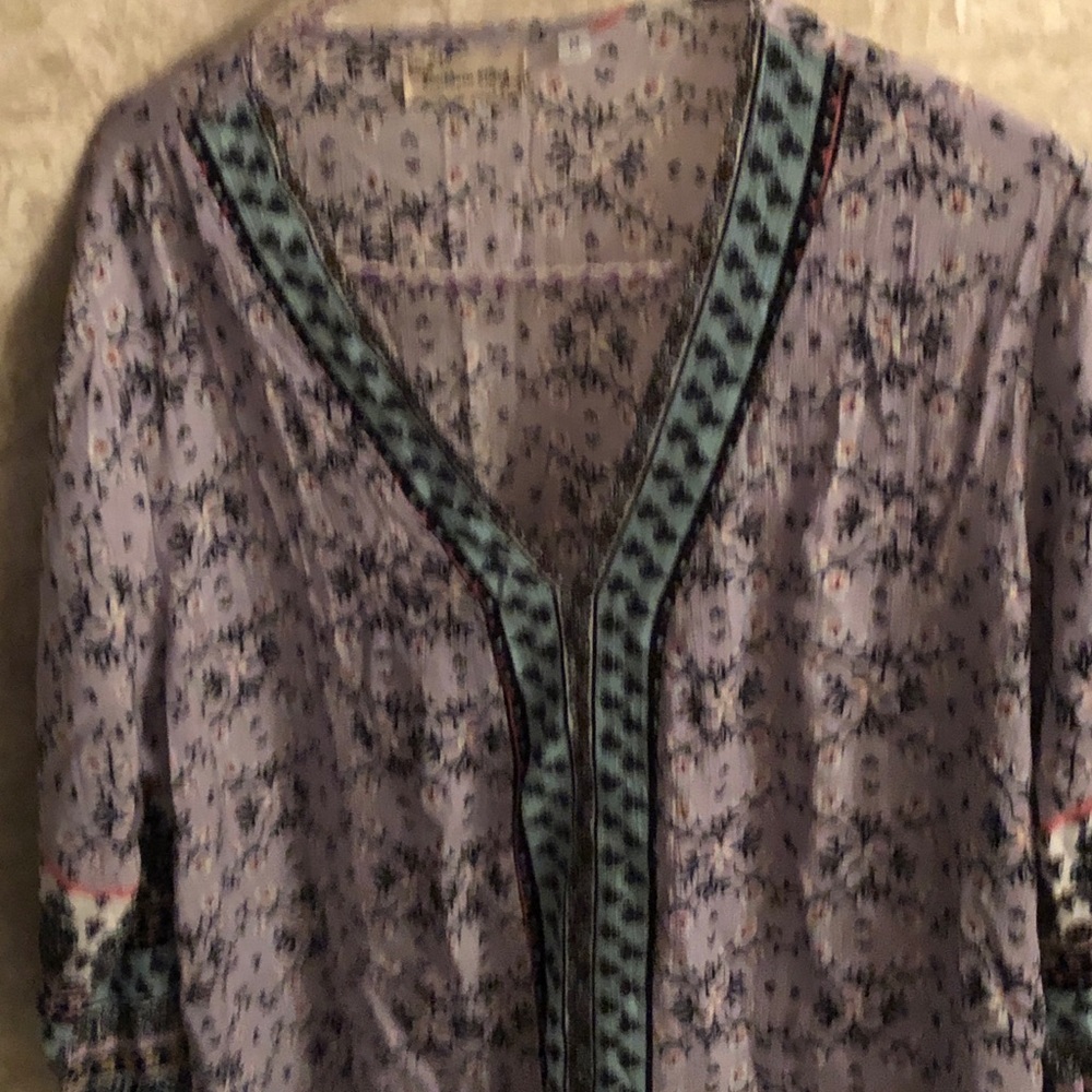 Lavender with a blue shirt never worn